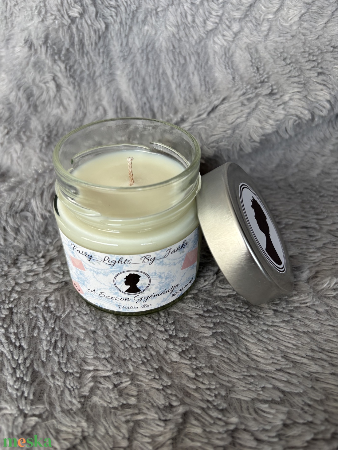 Briderton szója gyertya - otthon & életmód - gyertya, illat, aroma - gyertya - Meska.hu