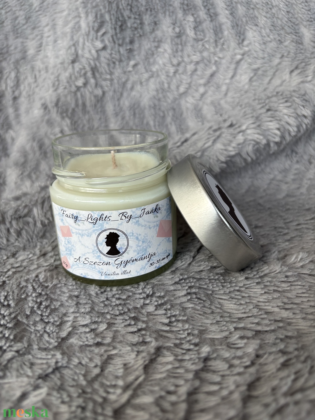 Briderton szója gyertya - otthon & életmód - gyertya, illat, aroma - gyertya - Meska.hu