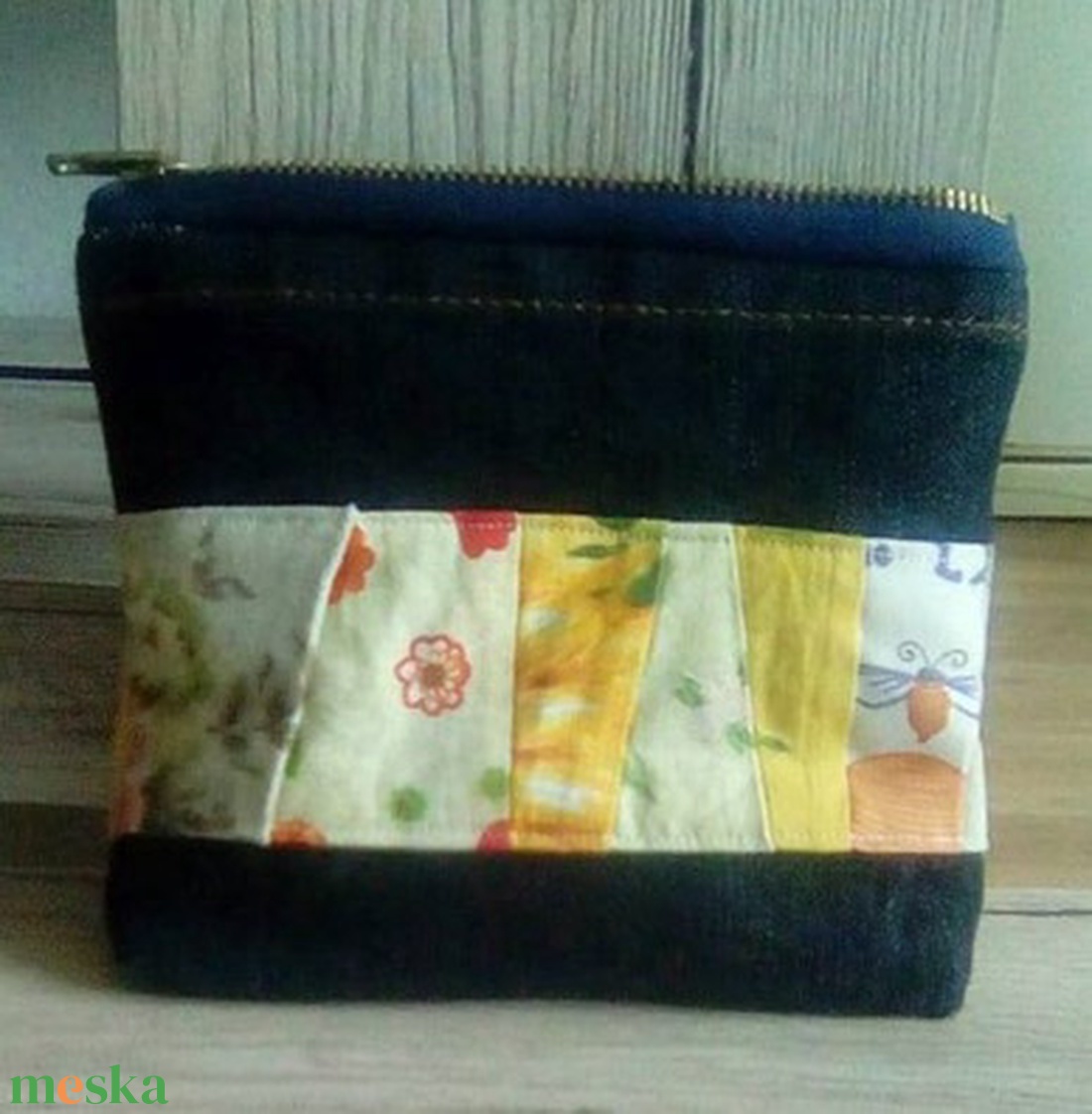 Mini patchwork neszesszer - táska & tok - neszesszer - Meska.hu