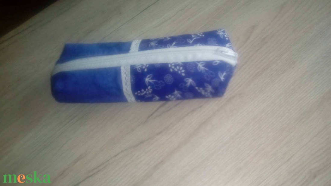 Kékfestő mintás tolltartó - - Meska.hu Kékfestő mintás tolltartó - - Meska.hu