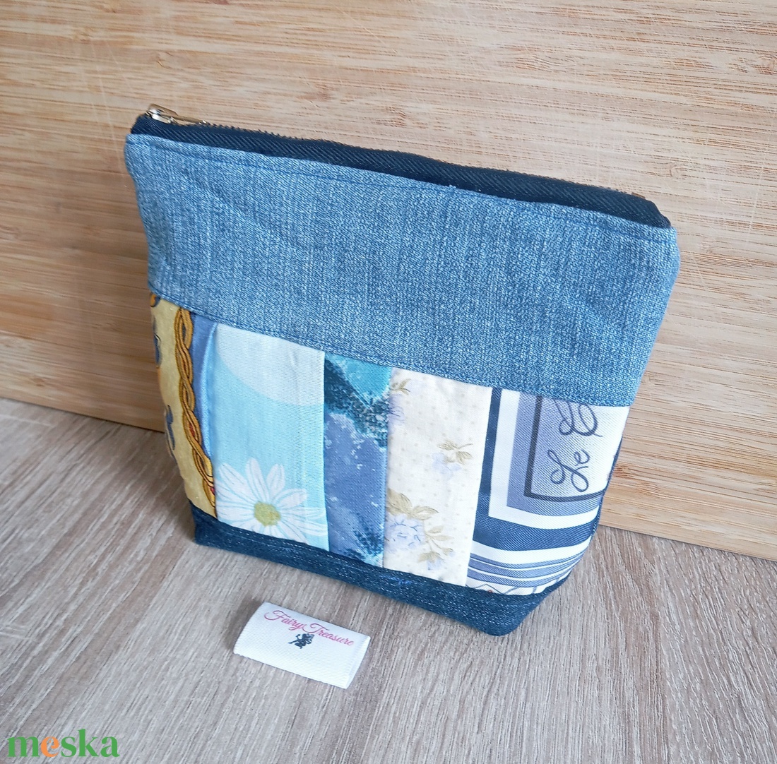 Mini patchwork neszesszer - táska & tok - neszesszer - Meska.hu Mini patchwork neszesszer - táska & tok - neszesszer - Meska.hu