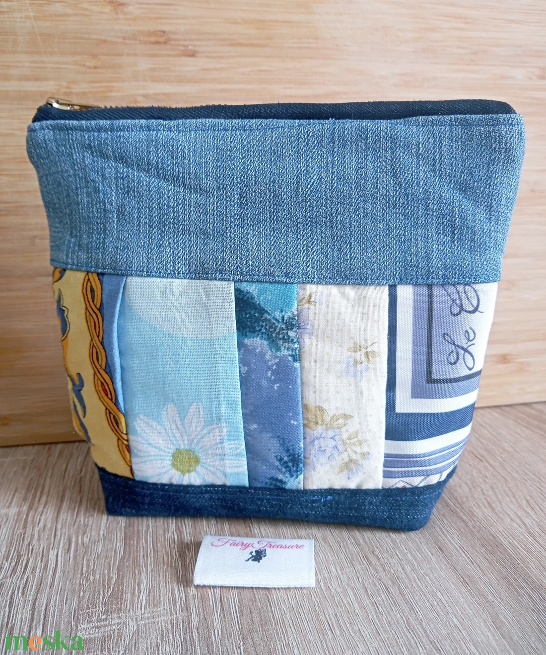 Mini patchwork neszesszer - táska & tok - neszesszer - Meska.hu Mini patchwork neszesszer - táska & tok - neszesszer - Meska.hu