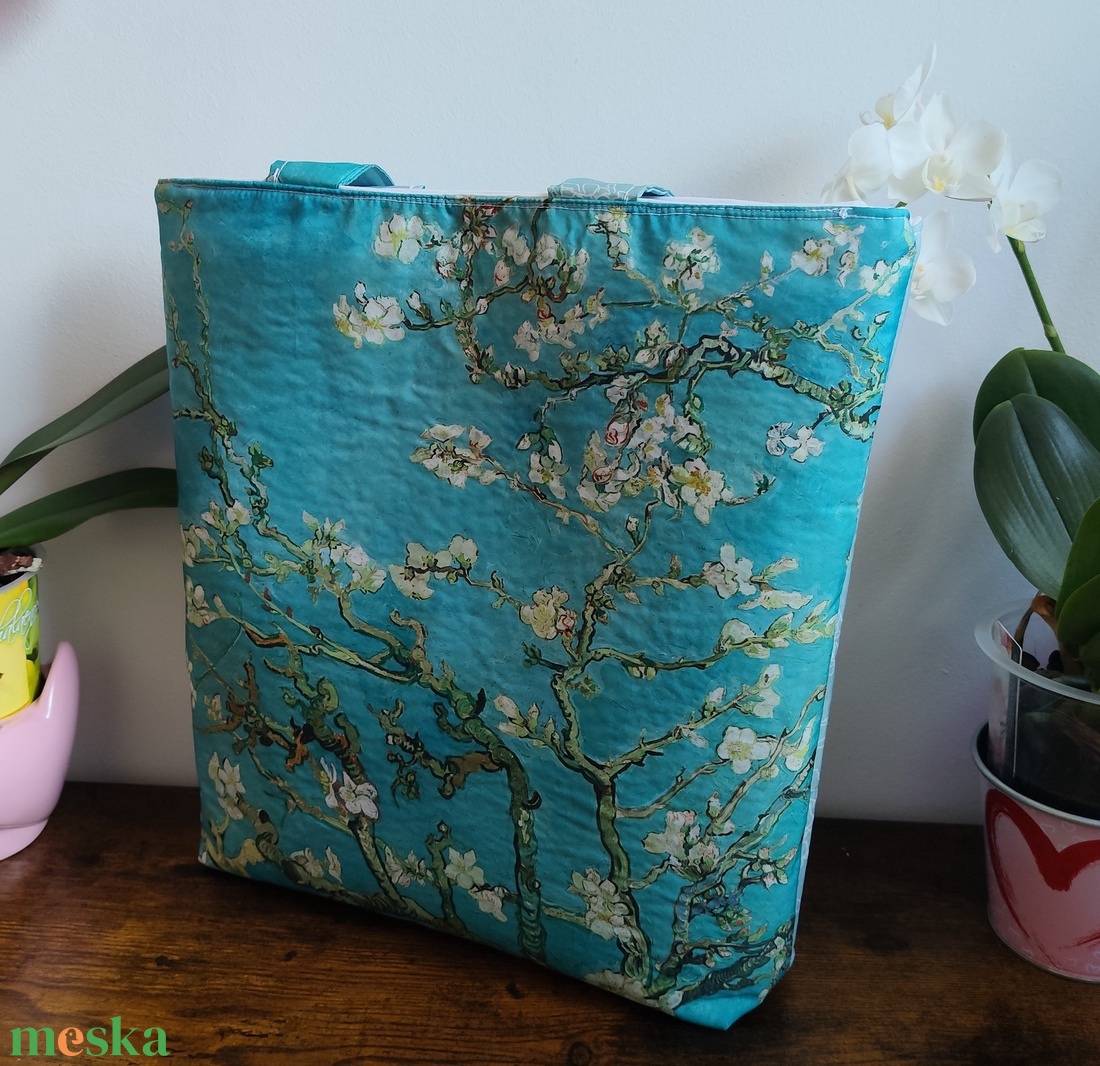 Van Gogh Cseresznyevirágzás táska - táska & tok - kézitáska & válltáska - válltáska - Meska.hu