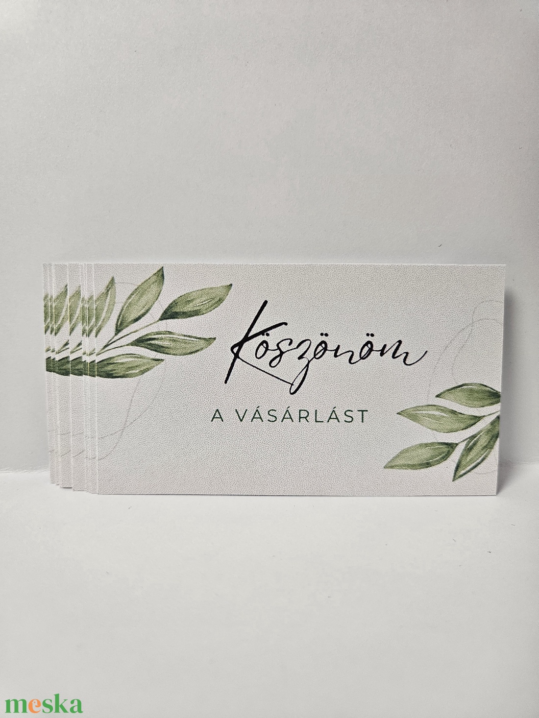 Köszönőkártya - faleveles - otthon & életmód - papír, írószer - névjegykártya - Meska.hu Köszönőkártya - faleveles - otthon & életmód - papír, írószer - névjegykártya - Meska.hu