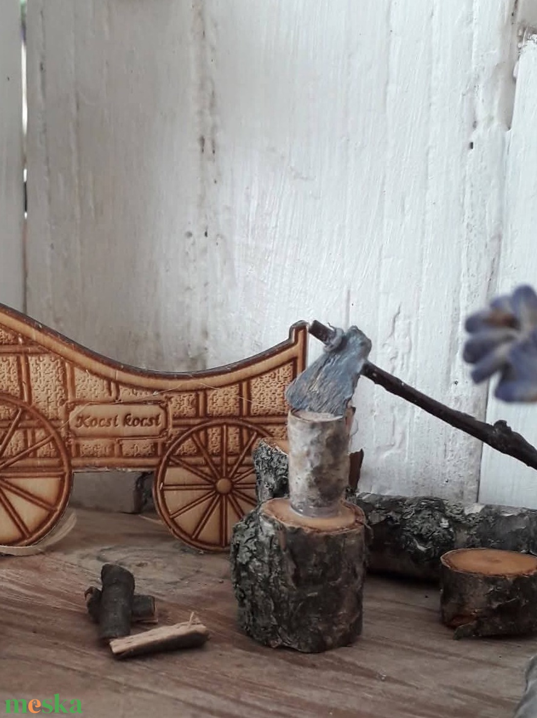 Paraszt falu. - művészet - makett, modell - Meska.hu