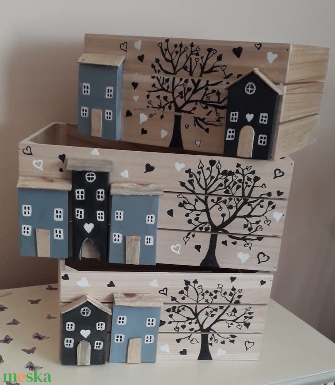 Tárolódobozok. - otthon & életmód - tárolás & rendszerezés - újságtartó - Meska.hu