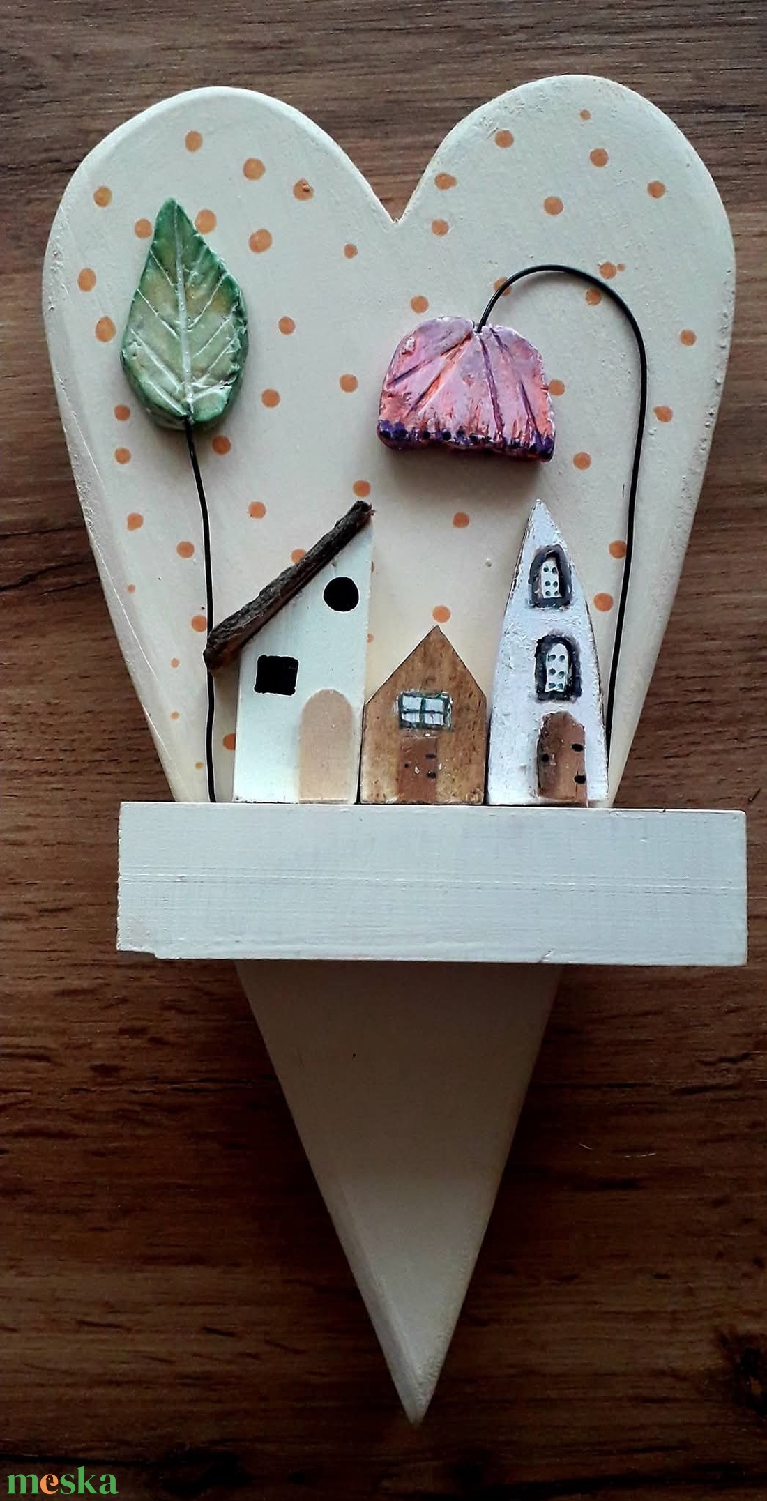 Ahová a szív repít. - otthon & életmód - dekoráció - fali és függő dekoráció - fali kulcstartó - Meska.hu