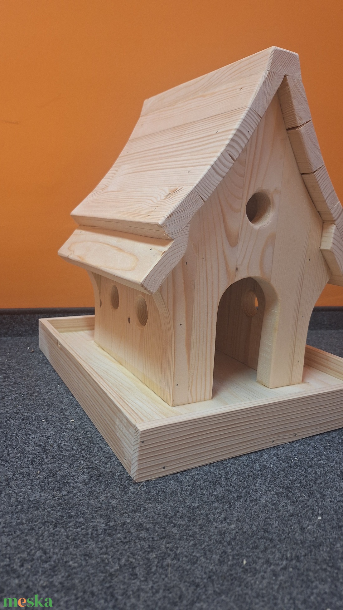 Ívelt tetős madáretető - otthon & életmód - ház & kert - madáretető & itató - Meska.hu