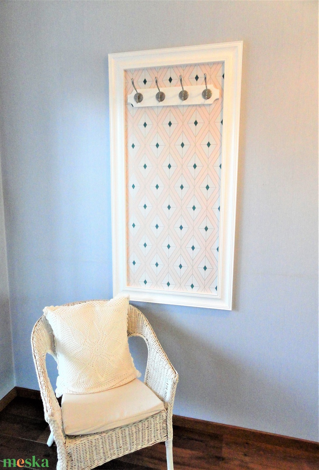 Fali ruhaakasztó fogas előszobafal 67x132cm NR05 Rombo - otthon & életmód - bútor - fogas - Meska.hu