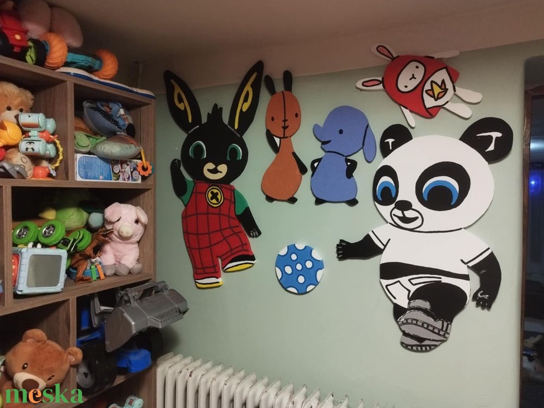 Bing és barátai nálatok is kedvenc akkor együtt varázsoljunk mosolyt gyermeked arcára! - otthon & életmód - babaszoba, gyerekszoba - babaszoba, gyerekszoba - Meska.hu