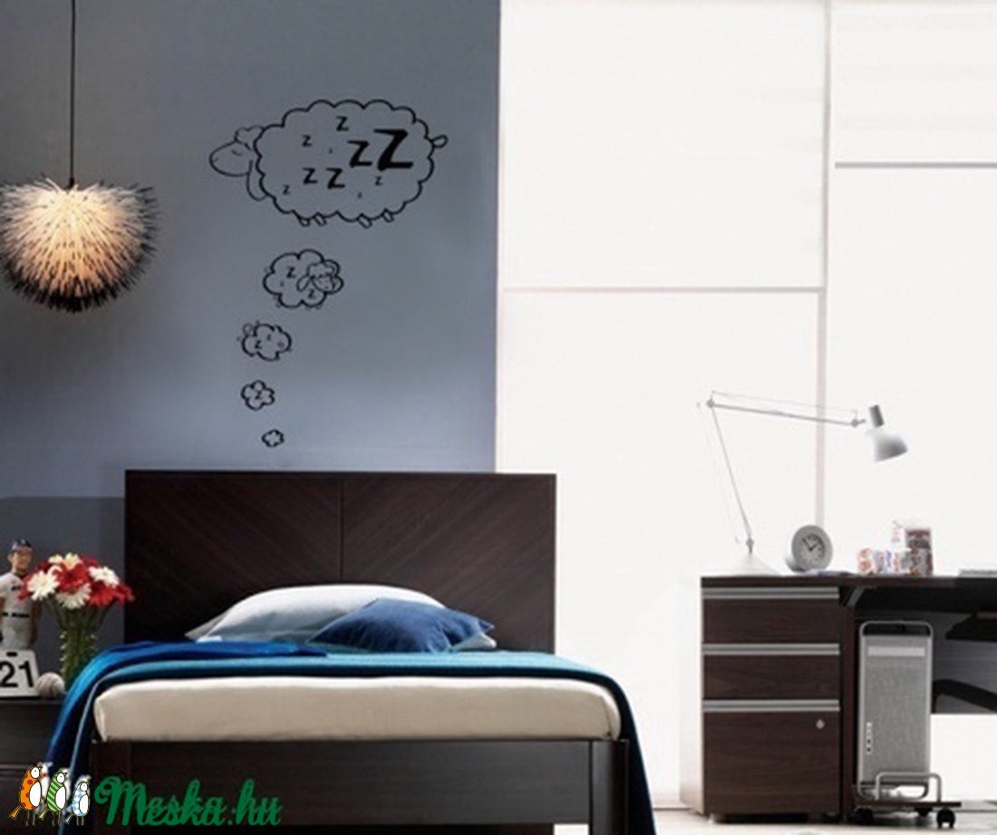 Szép álmokat - a bárányok hallgatnak falmatrica -  - Meska.hu