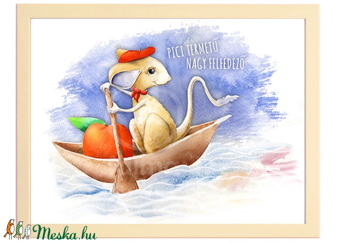 Pici termetű nagy felfedező - illusztráció -  - Meska.hu