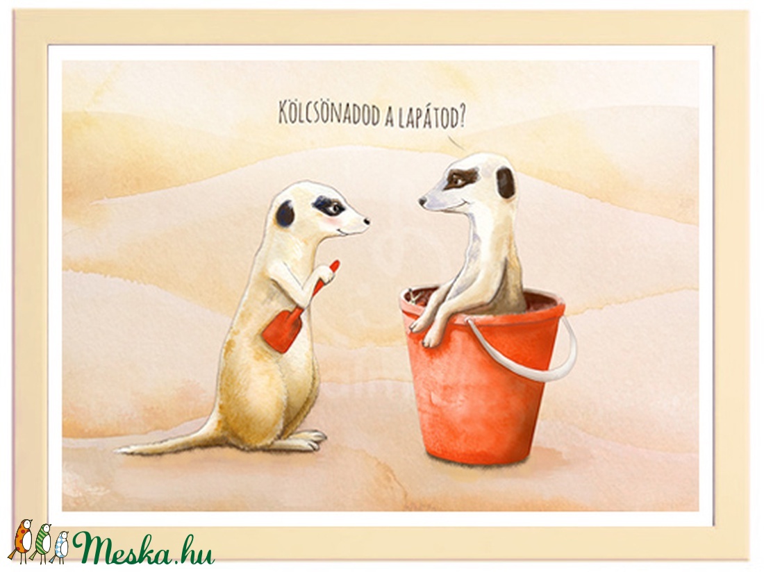 Kölcsönadod a lapátod? - illusztráció -  - Meska.hu