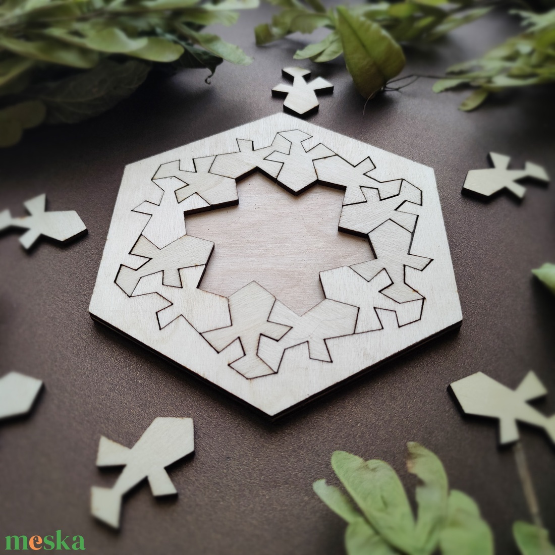 Fraktál hal kirakó - játék & sport - puzzle - kirakó, kocka kirakó - Meska.hu