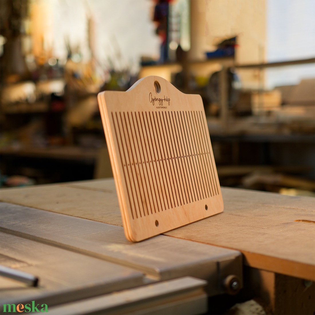 Szalagszövő keret, Szalagszövő, szövőkeret. 55 szálas - kellékek & szerszámok - szerszámok, eszközök - egyéb szerszám, eszköz - Meska.hu