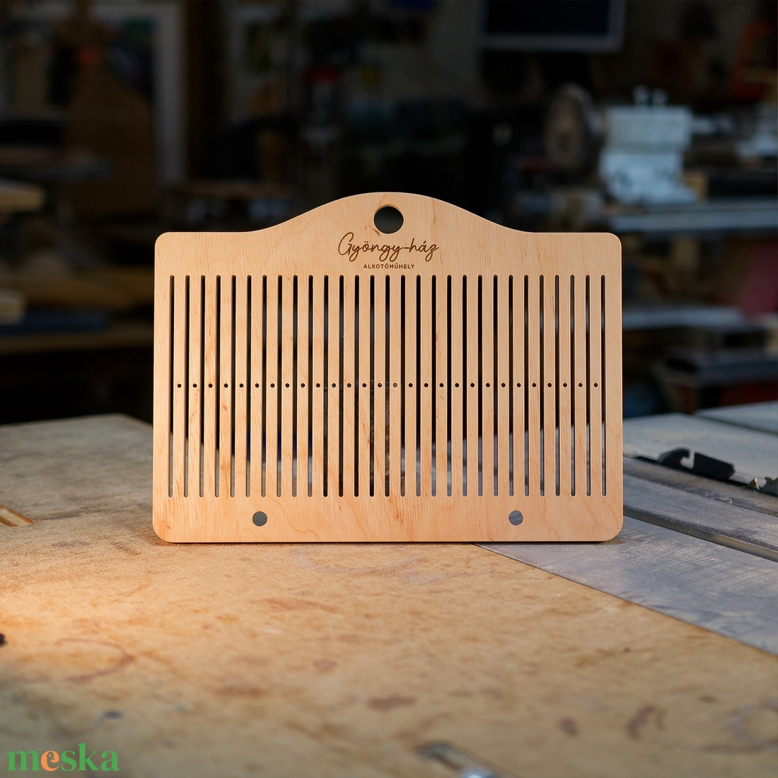 Szalagszövő keret, Szalagszövő, szövőkeret. 55 szálas - kellékek & szerszámok - szerszámok, eszközök - egyéb szerszám, eszköz - Meska.hu