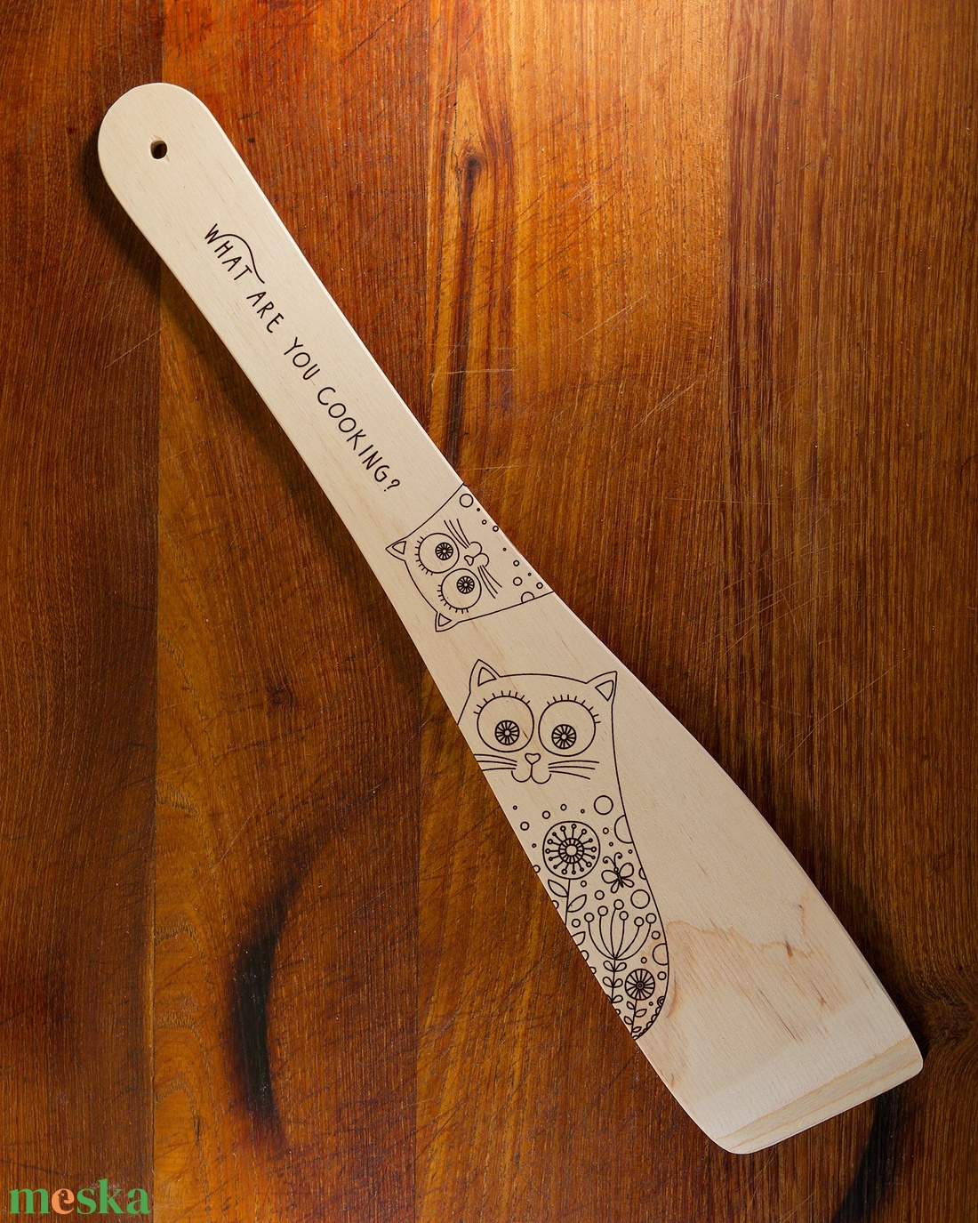 Fakanál, egyedi mintával. - otthon & életmód - konyhafelszerelés, tálalás - sütés, főzés - fakanál & fakanáltartó - Meska.hu