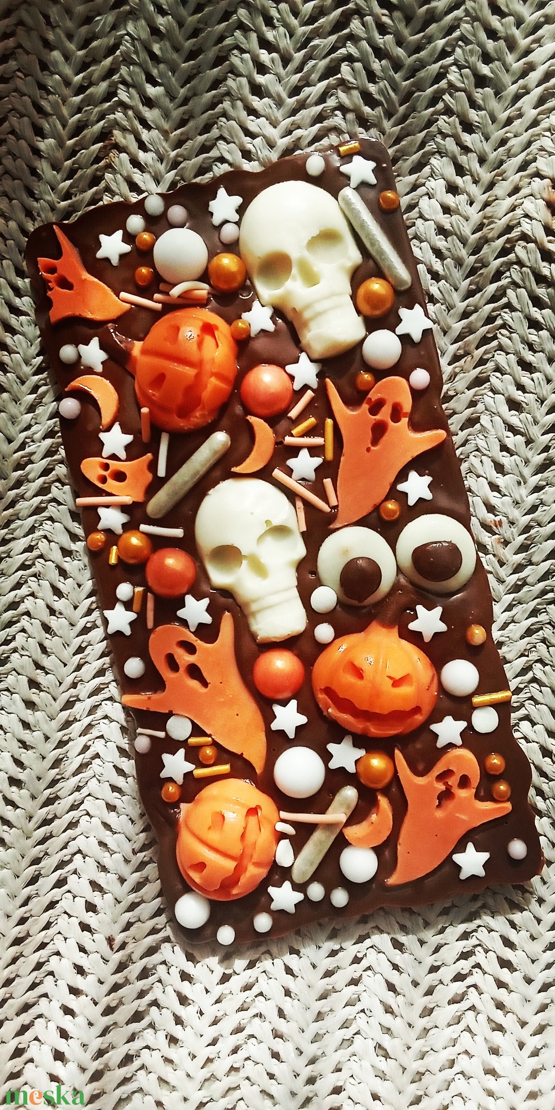 Halloween belga kézműves táblás csokoládé, RÉMES, csokit vagy csalunk - élelmiszer - édesség - Meska.hu Halloween belga kézműves táblás csokoládé, RÉMES, csokit vagy csalunk - élelmiszer - édesség - Meska.hu