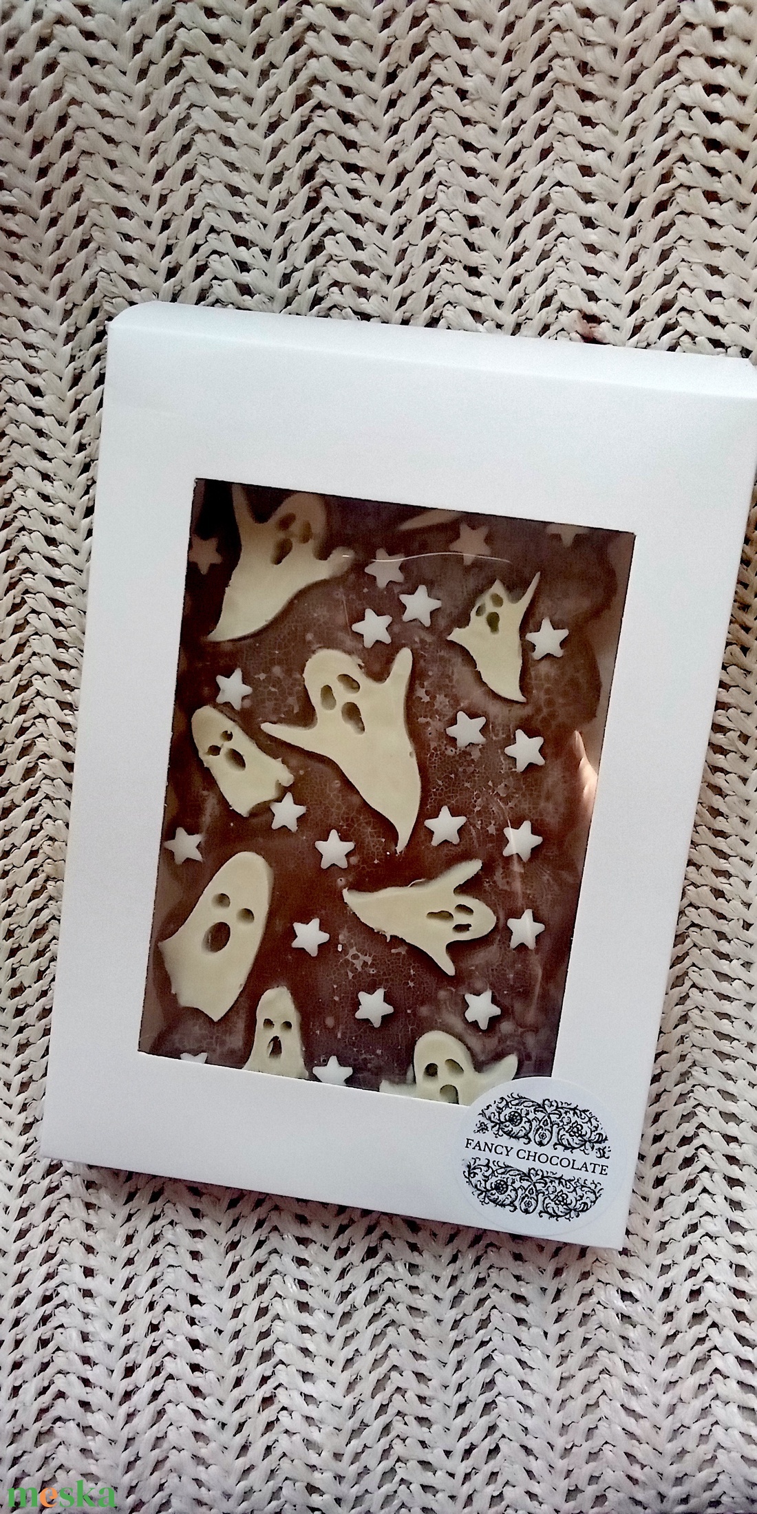 Halloween belga kézműves táblás étcsokoládé Szellemes - élelmiszer - édesség - Meska.hu Halloween belga kézműves táblás étcsokoládé Szellemes - élelmiszer - édesség - Meska.hu