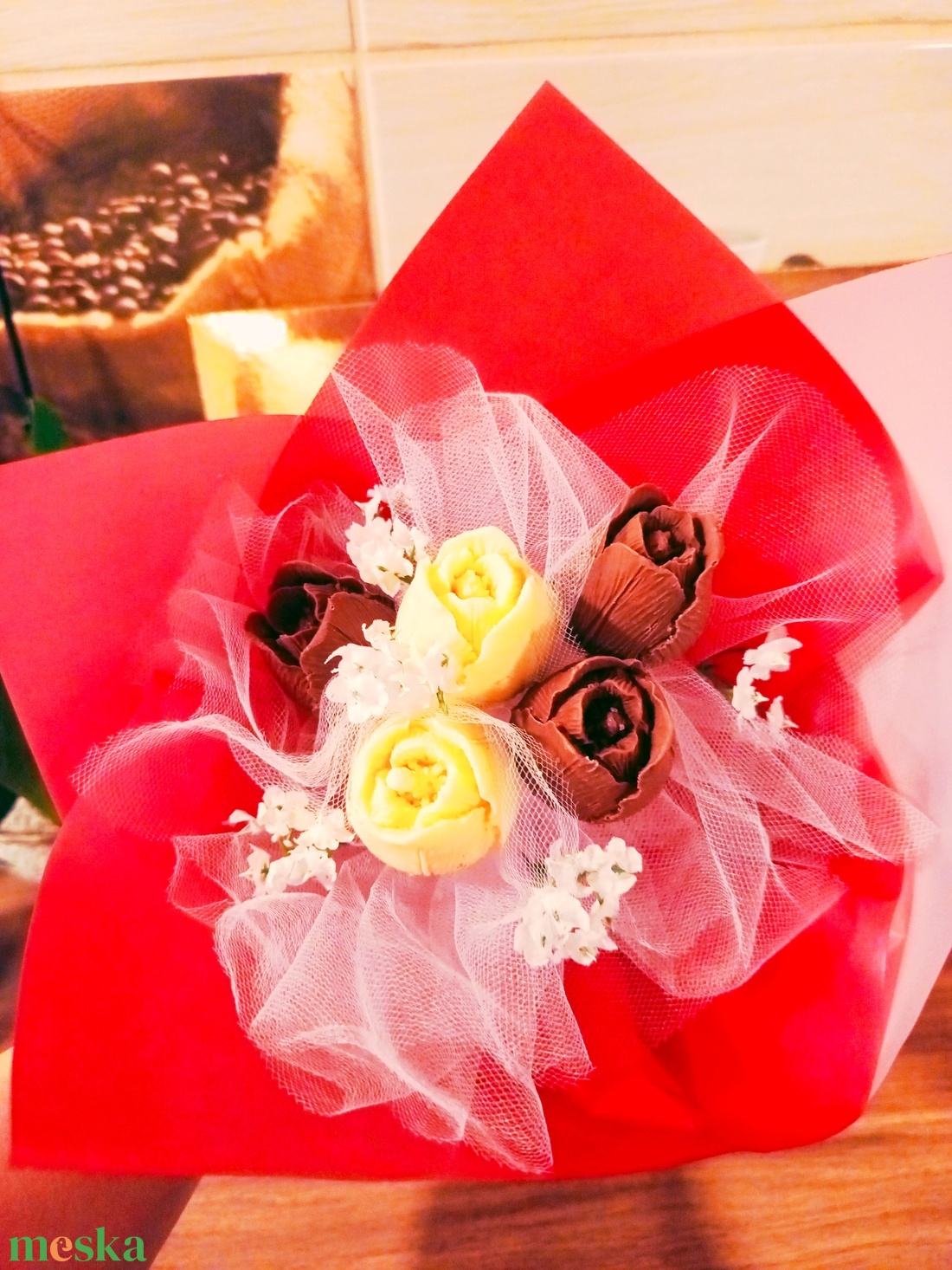 Belga Csokold virgcsokor tulipn, ehetőcsokor 5 szálas. - élelmiszer - édesség - Meska.hu Belga Csokold virgcsokor tulipn, ehetőcsokor 5 szálas. - élelmiszer - édesség - Meska.hu