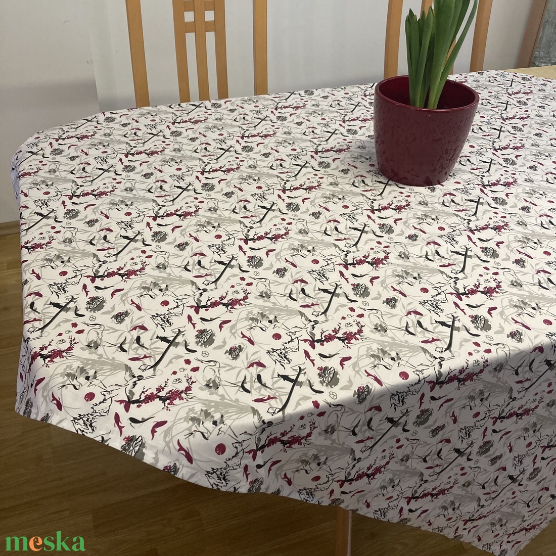 Japán mintás asztalterítő - 140 x 140 cm - otthon & életmód - konyhafelszerelés, tálalás - tálalás - terítő - Meska.hu Japán mintás asztalterítő - 140 x 140 cm - otthon & életmód - konyhafelszerelés, tálalás - tálalás - terítő - Meska.hu