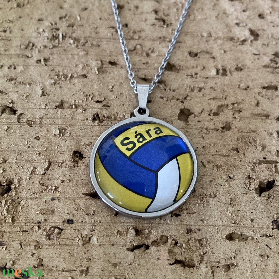 Névreszóló röplabdás nemesacél nyaklánc - női vagy férfi lánccal - ékszer - nyaklánc - monogram & névnyaklánc - Meska.hu Névreszóló röplabdás nemesacél nyaklánc - női vagy férfi lánccal - ékszer - nyaklánc - monogram & névnyaklánc - Meska.hu