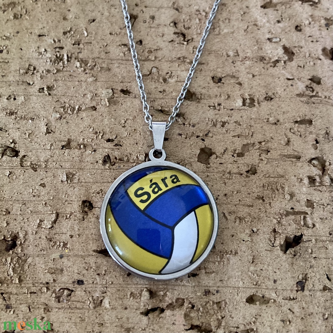 Névreszóló röplabdás nemesacél nyaklánc - női vagy férfi lánccal - ékszer - nyaklánc - monogram & névnyaklánc - Meska.hu Névreszóló röplabdás nemesacél nyaklánc - női vagy férfi lánccal - ékszer - nyaklánc - monogram & névnyaklánc - Meska.hu