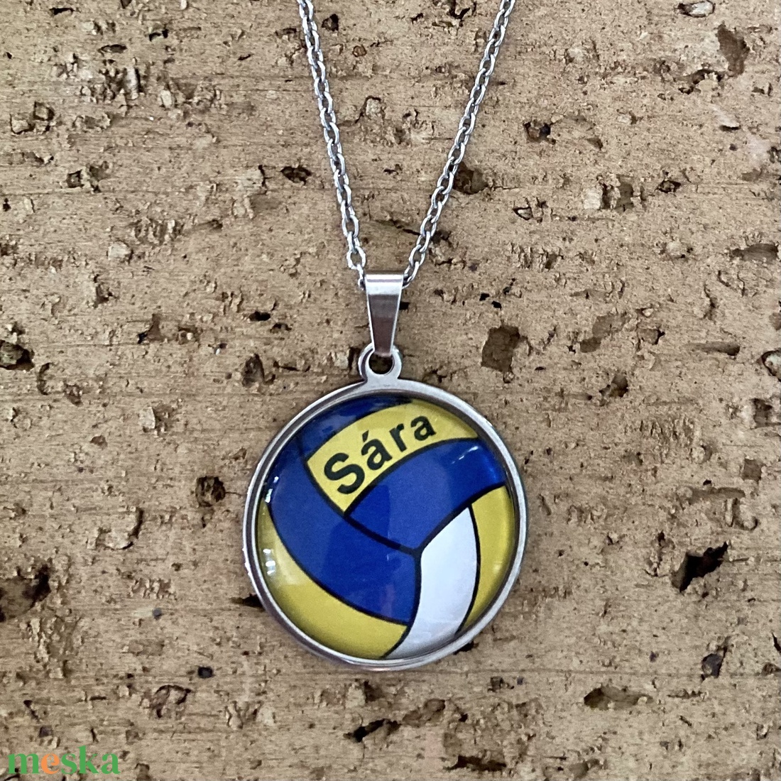 Névreszóló röplabdás nemesacél nyaklánc - női vagy férfi lánccal - ékszer - nyaklánc - monogram & névnyaklánc - Meska.hu Névreszóló röplabdás nemesacél nyaklánc - női vagy férfi lánccal - ékszer - nyaklánc - monogram & névnyaklánc - Meska.hu