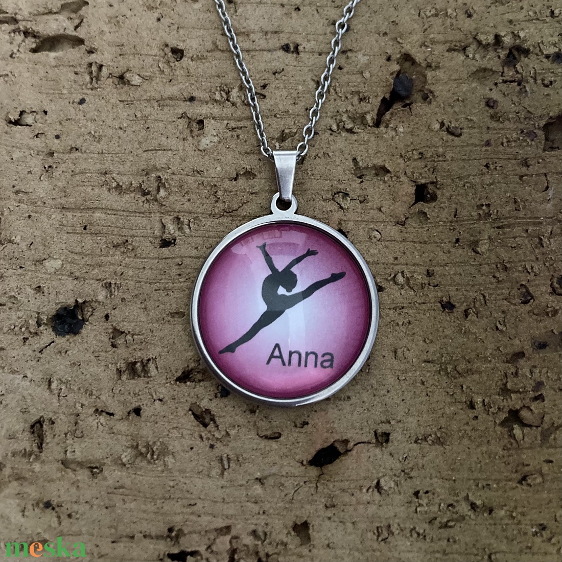 Névreszóló fitnesz, tornász, táncos nemesacél nyaklánc - ékszer - nyaklánc - monogram & névnyaklánc - Meska.hu Névreszóló fitnesz, tornász, táncos nemesacél nyaklánc - ékszer - nyaklánc - monogram & névnyaklánc - Meska.hu