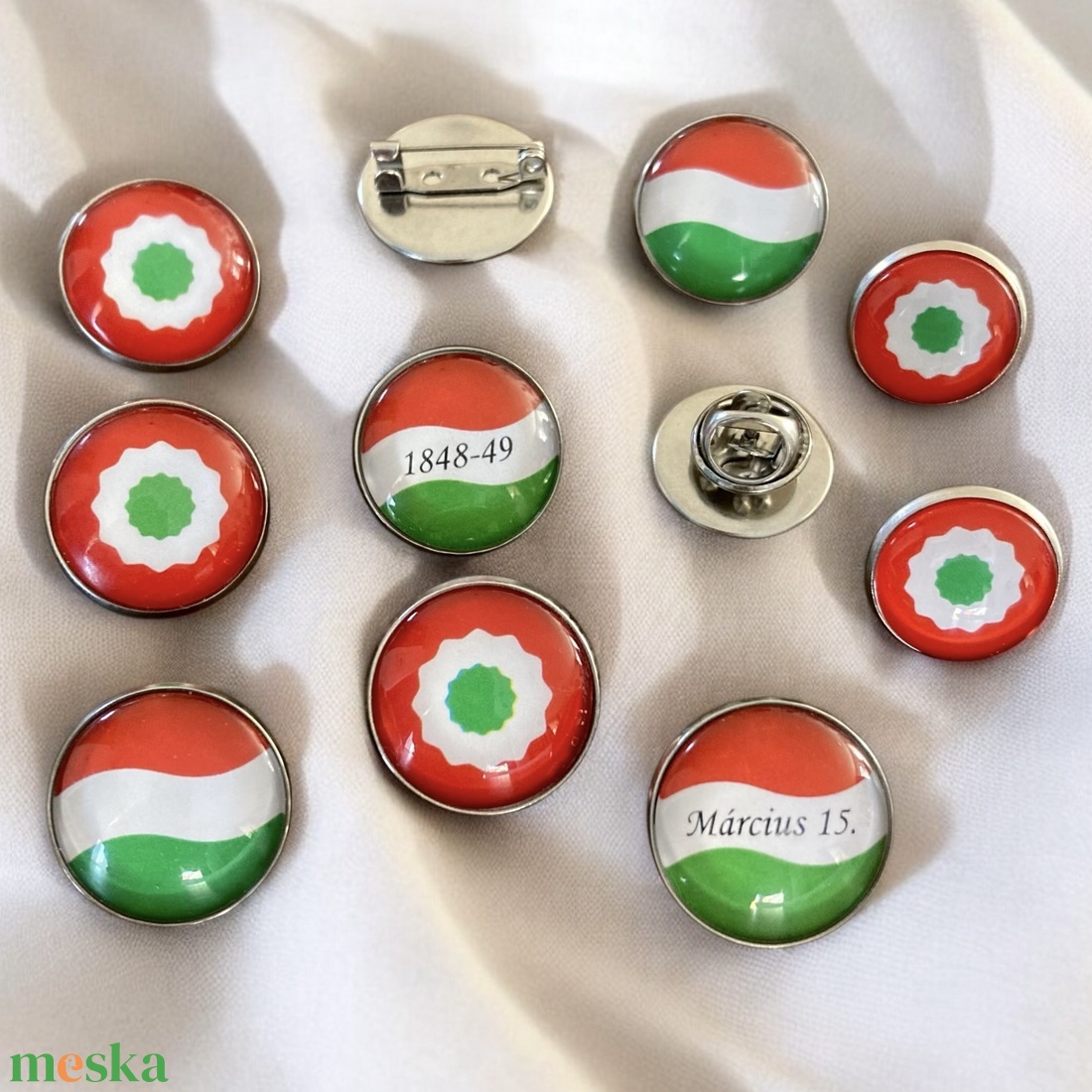 Kokárda, magyar zászlós kitűző, nemzetiszín, nemesacél - ékszer - kitűző és bross - kitűző - Meska.hu Kokárda, magyar zászlós kitűző, nemzetiszín, nemesacél - ékszer - kitűző és bross - kitűző - Meska.hu