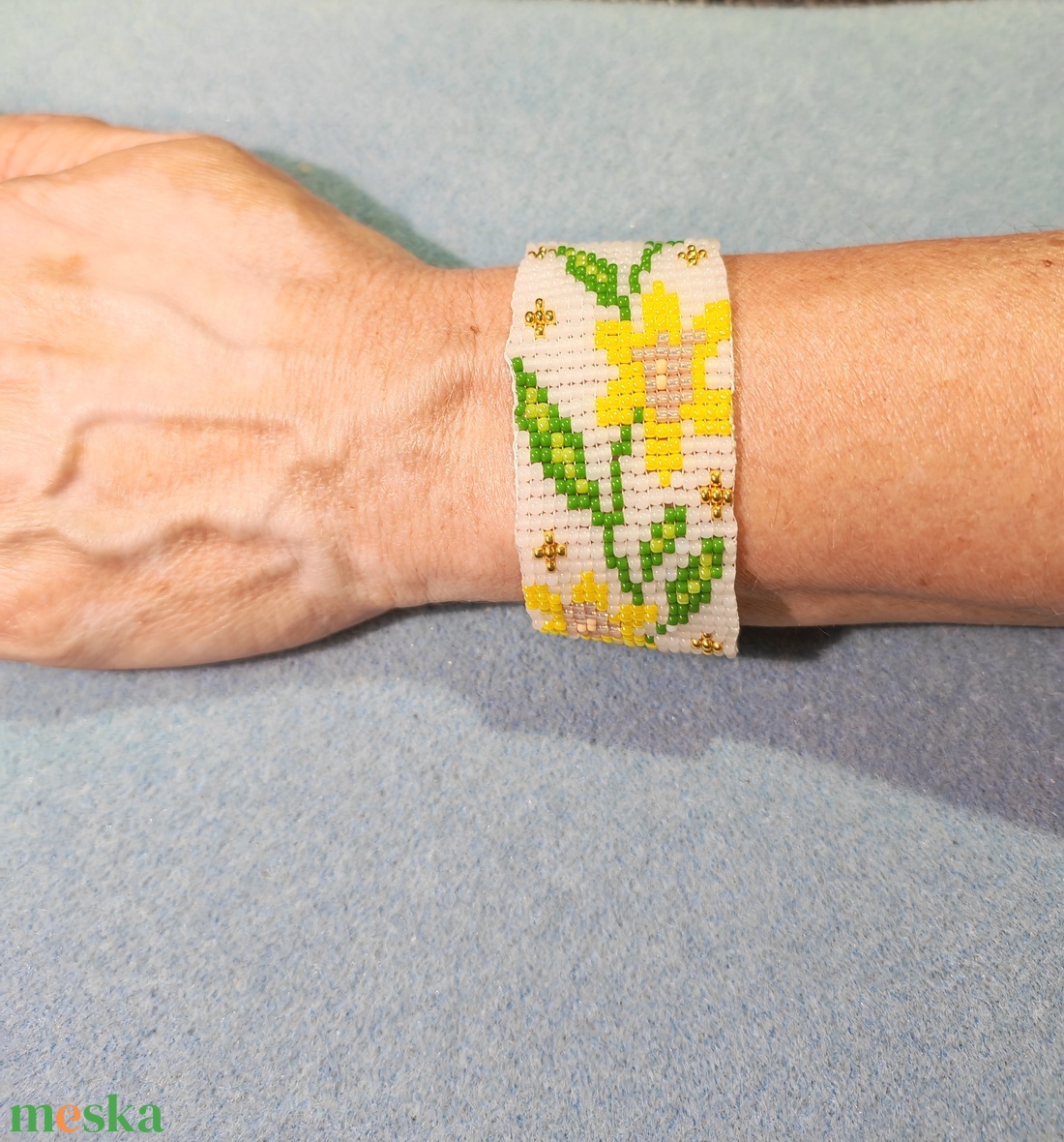 Handmade karkötő - 02 - ékszer - karkötő - gyöngyös karkötő - Meska.hu