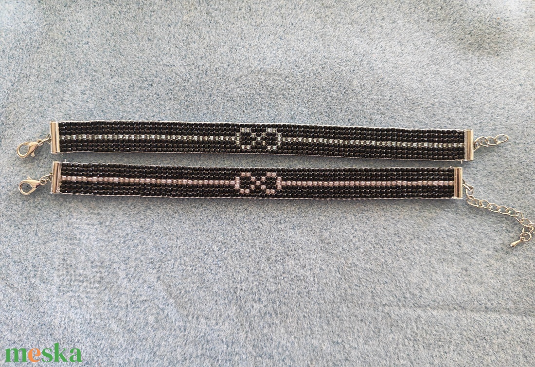 Handmade karkötő - páros  - ékszer - karkötő - gyöngyös karkötő - Meska.hu