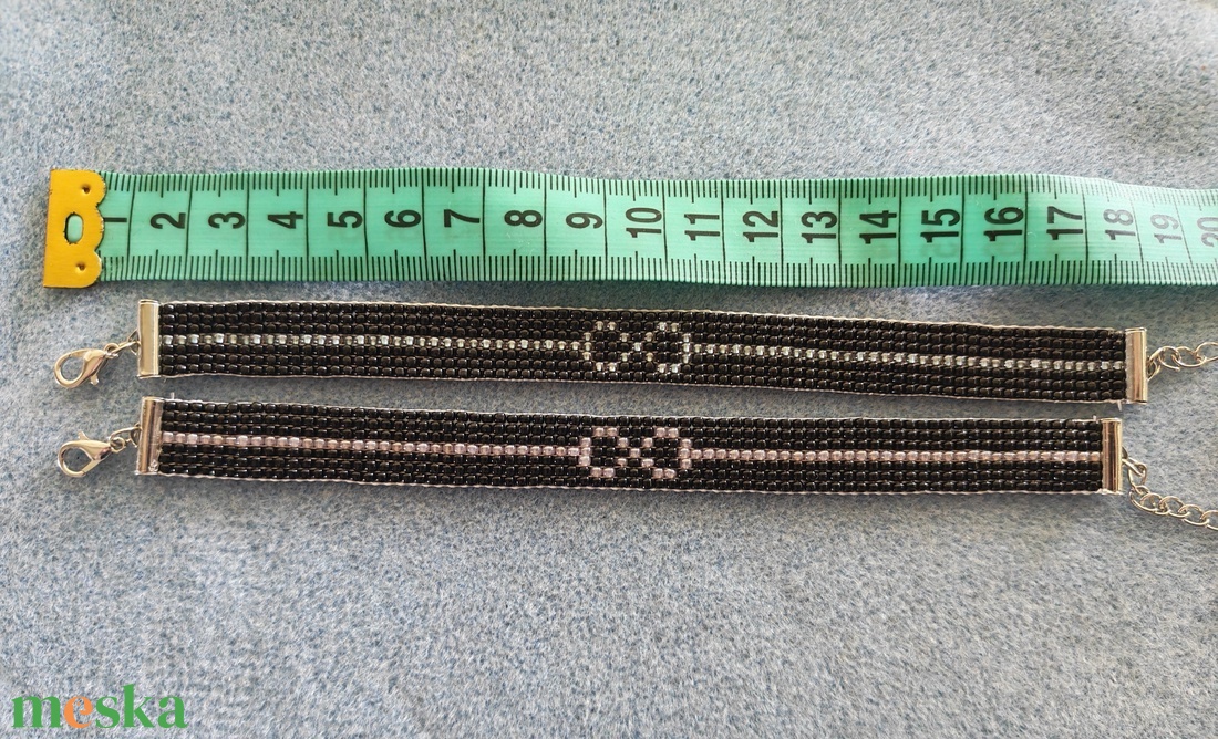 Handmade karkötő - páros  - ékszer - karkötő - gyöngyös karkötő - Meska.hu