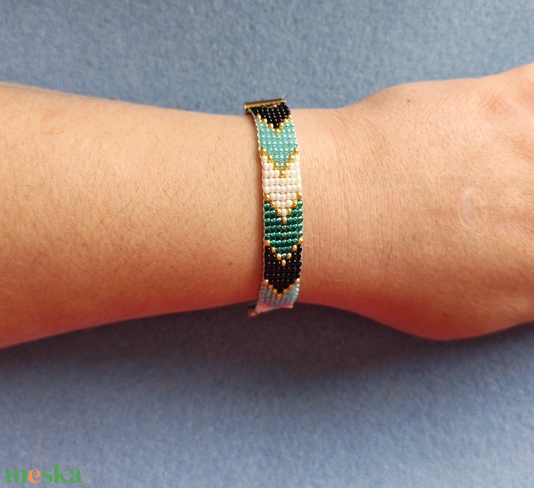 Handmade karkötő - 06 - ékszer - karkötő - gyöngyös karkötő - Meska.hu