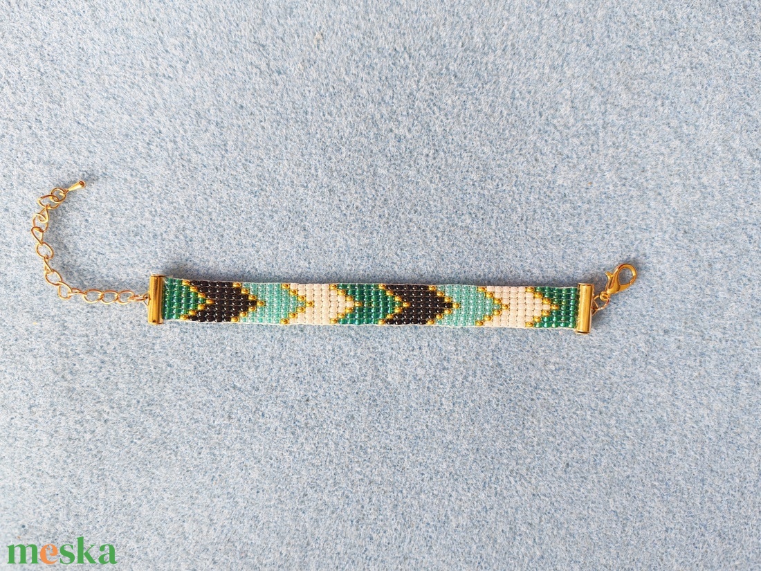 Handmade karkötő - 06 - ékszer - karkötő - gyöngyös karkötő - Meska.hu