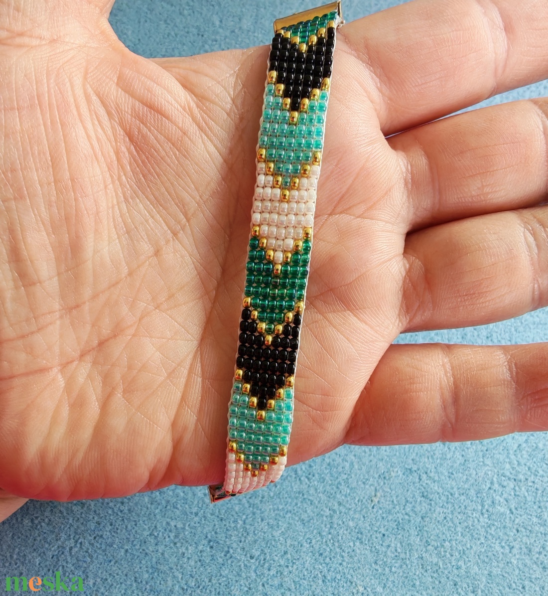 Handmade karkötő - 06 - ékszer - karkötő - gyöngyös karkötő - Meska.hu