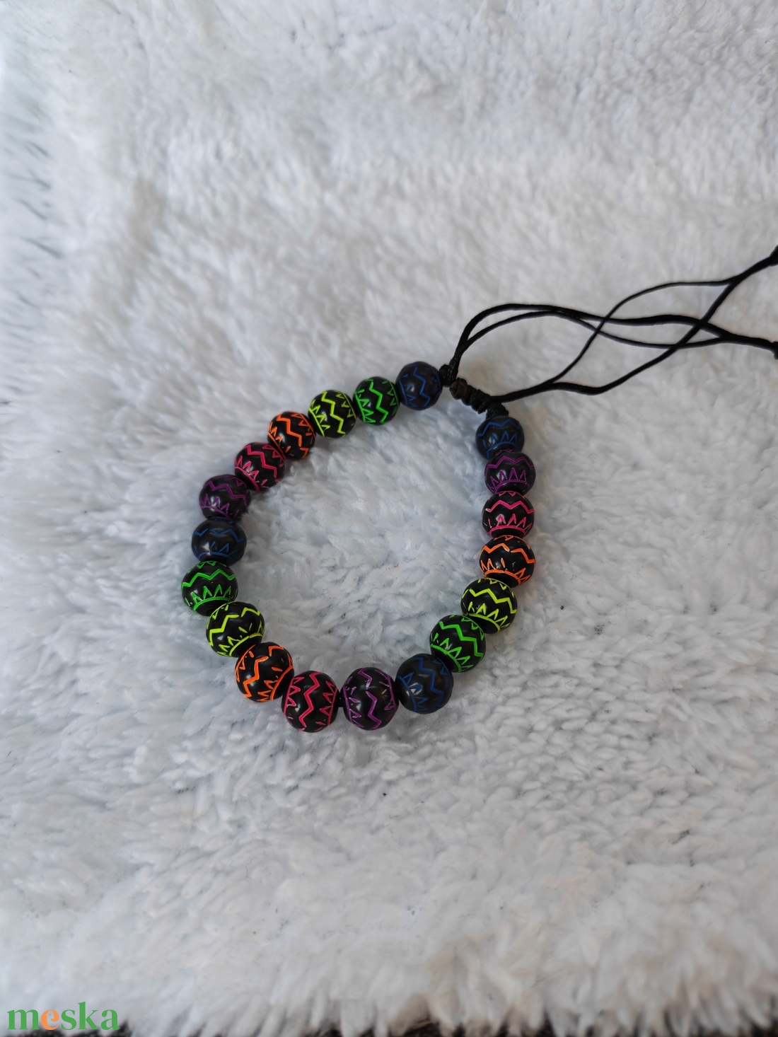 Handmade karkötő � Neon - ékszer - karkötő - gyöngyös karkötő - Meska.hu