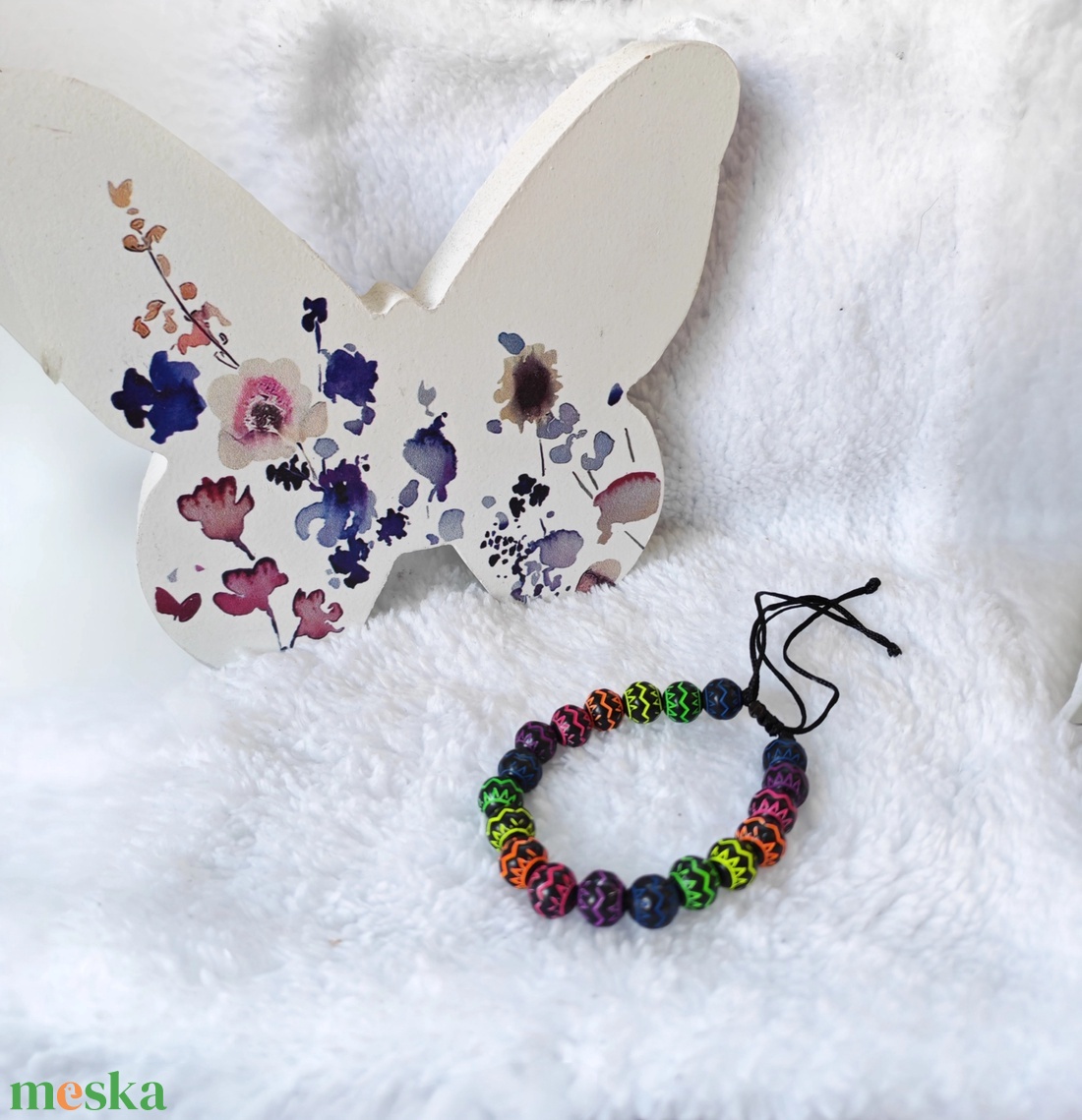 Handmade karkötő � Neon - ékszer - karkötő - gyöngyös karkötő - Meska.hu
