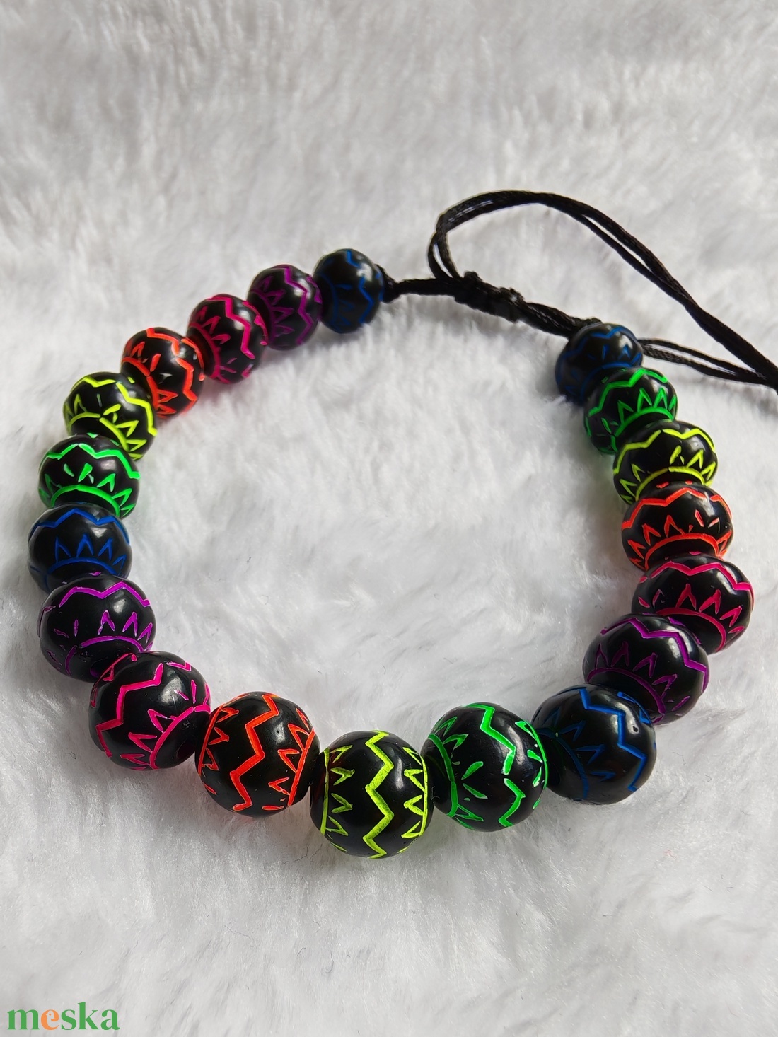 Handmade karkötő � Neon - ékszer - karkötő - gyöngyös karkötő - Meska.hu
