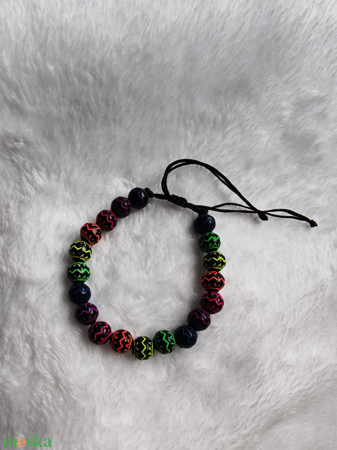 Handmade karkötő � Neon - ékszer - karkötő - gyöngyös karkötő - Meska.hu