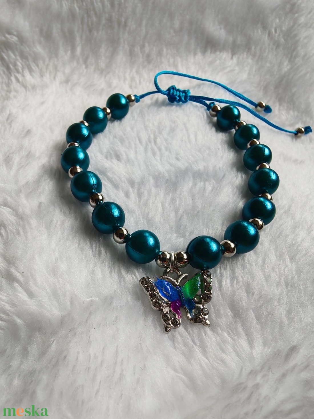Handmade karkötő � Pillangó - ékszer - karkötő - gyöngyös karkötő - Meska.hu