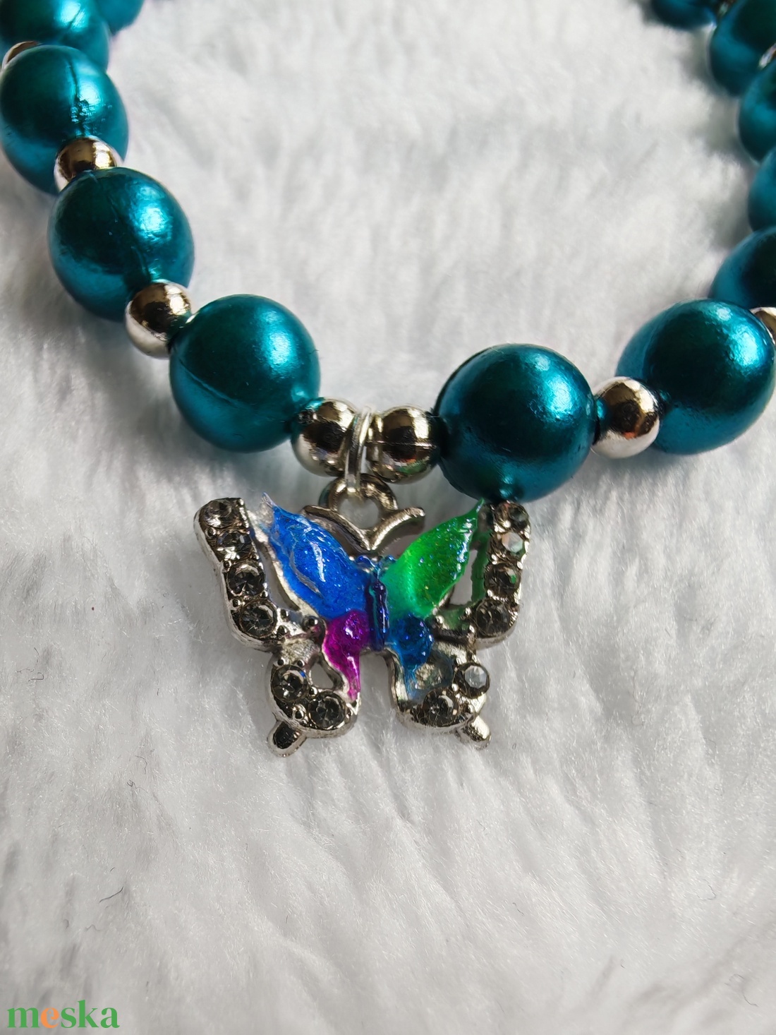Handmade karkötő � Pillangó - ékszer - karkötő - gyöngyös karkötő - Meska.hu