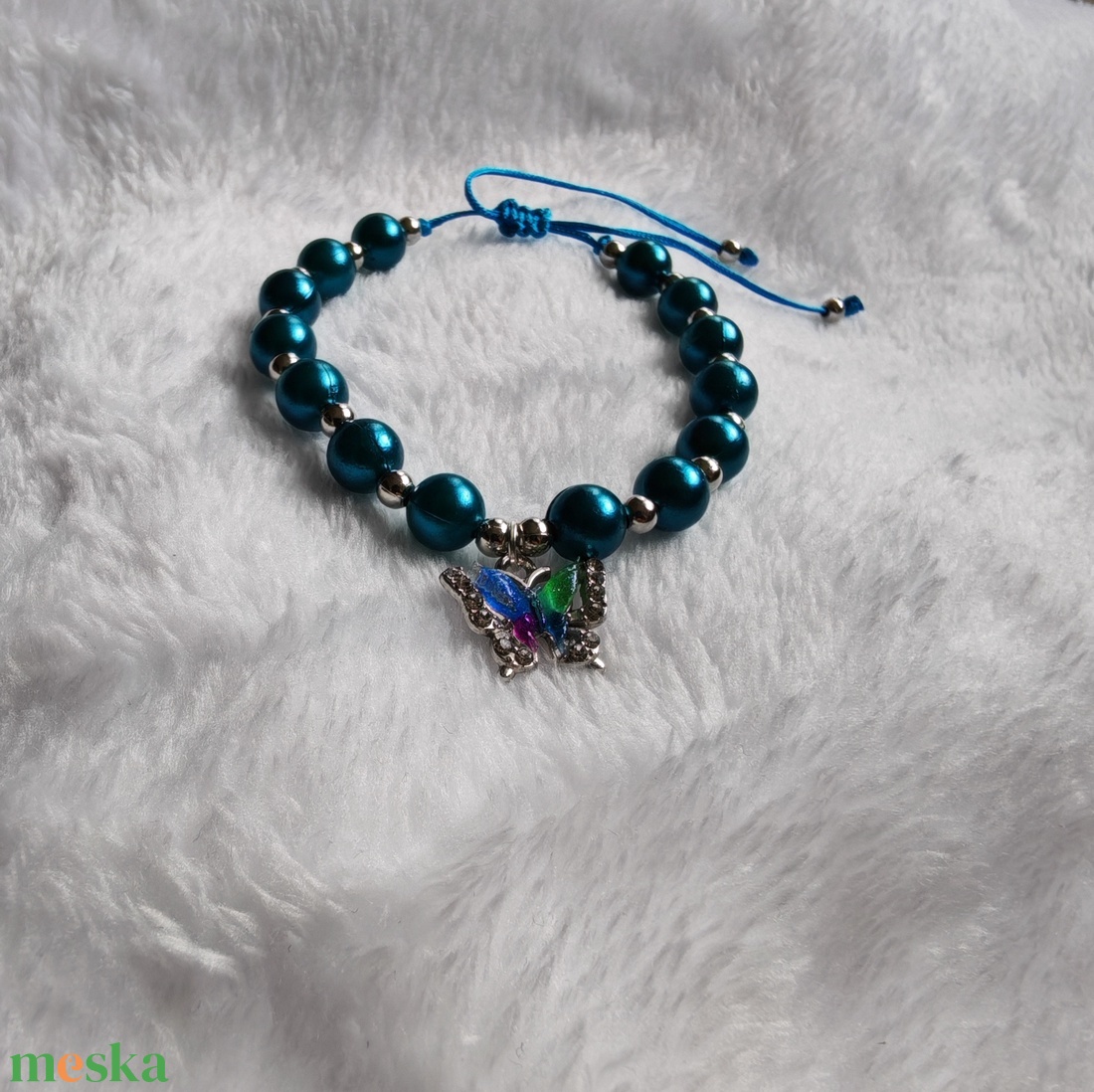 Handmade karkötő � Pillangó - ékszer - karkötő - gyöngyös karkötő - Meska.hu