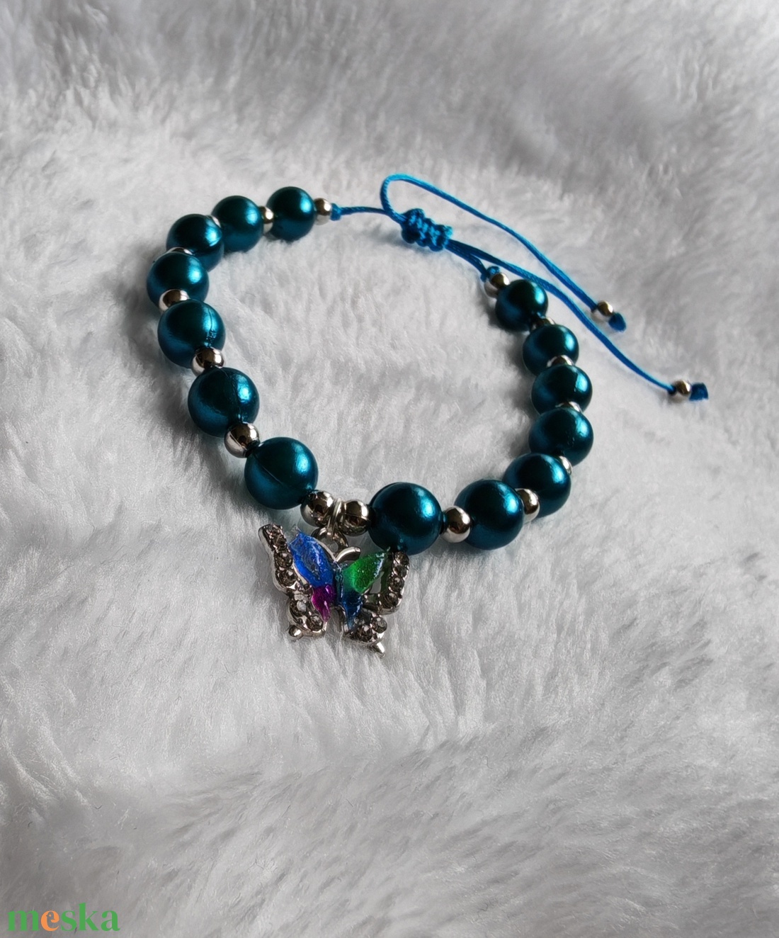 Handmade karkötő � Pillangó - ékszer - karkötő - gyöngyös karkötő - Meska.hu