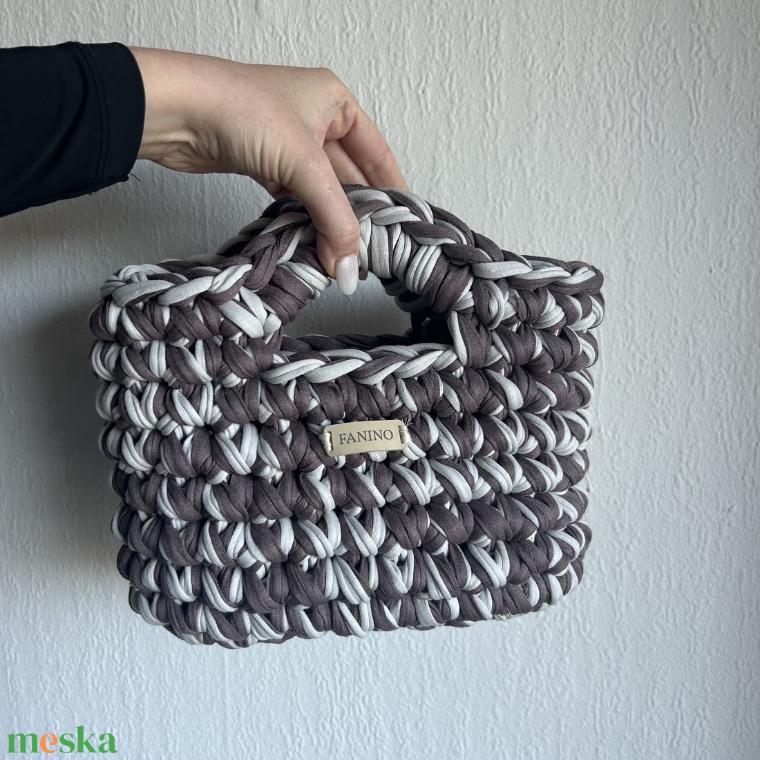 FANINO kézitáska - szürke - táska & tok - kézitáska & válltáska - válltáska - Meska.hu