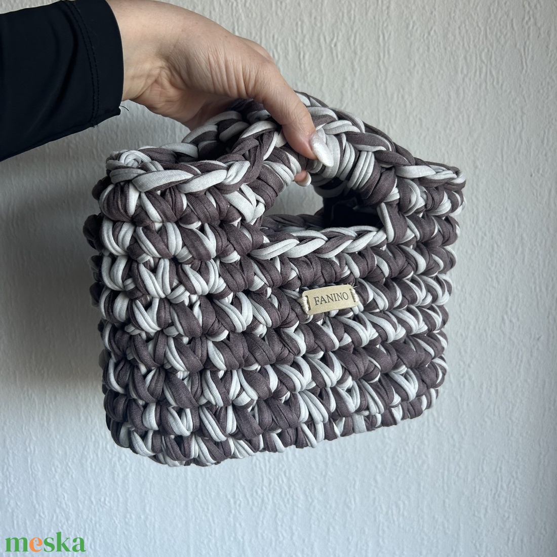 FANINO kézitáska - szürke - táska & tok - kézitáska & válltáska - válltáska - Meska.hu