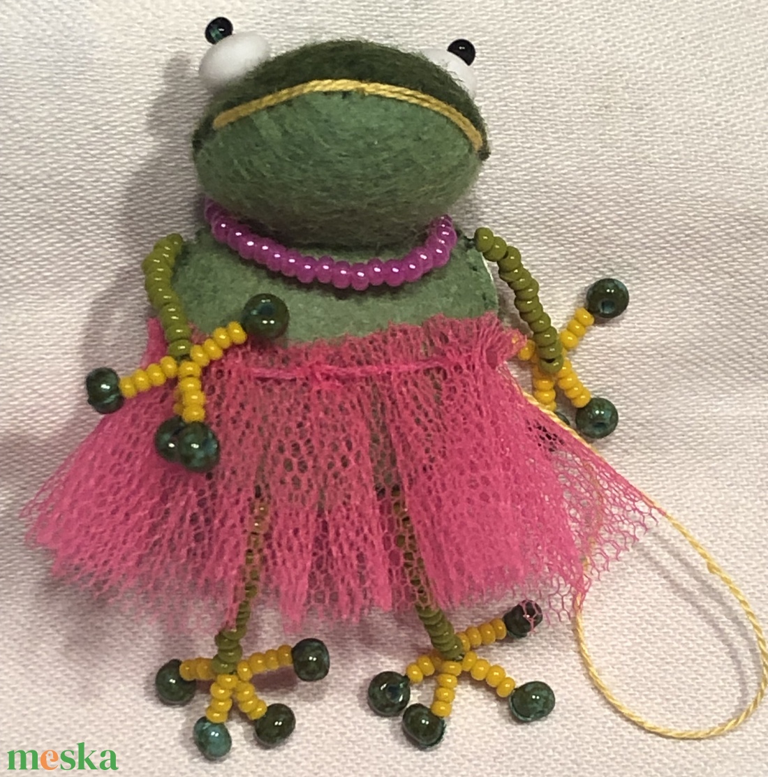 Balerina béka - játék & sport - plüssállat & játékfigura - béka - Meska.hu