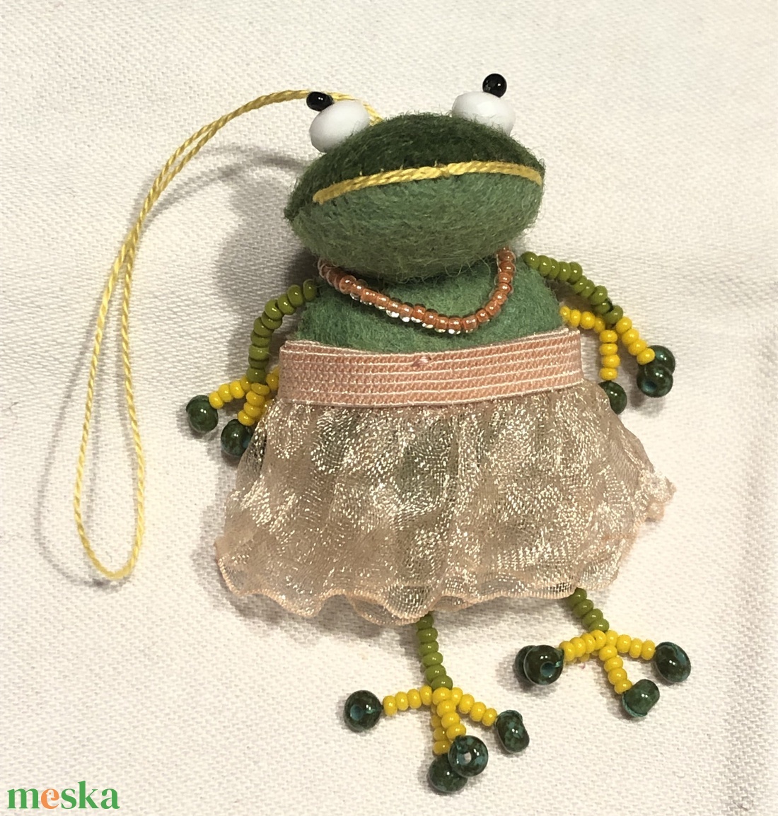 Balerina béka - játék & sport - plüssállat & játékfigura - béka - Meska.hu