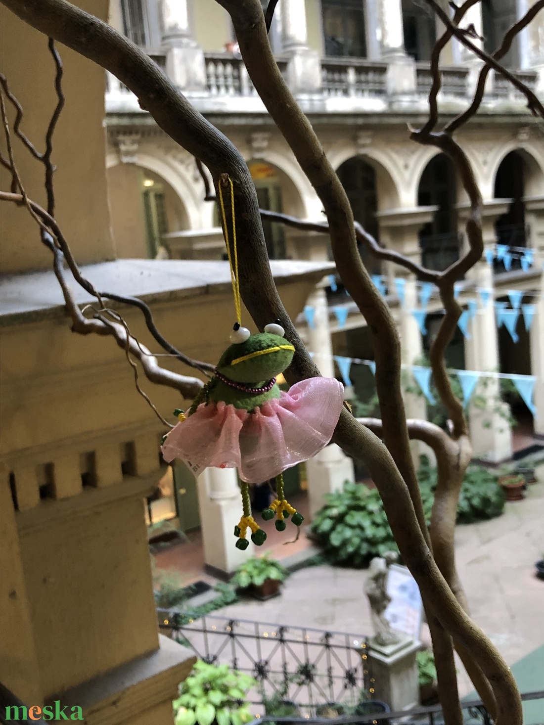 Balerina béka - játék & sport - plüssállat & játékfigura - béka - Meska.hu