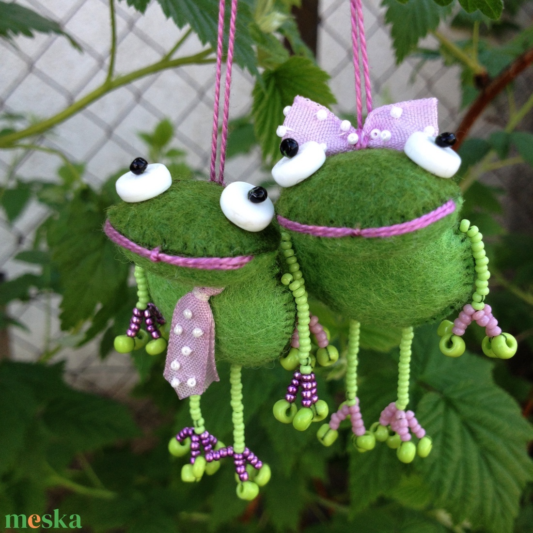 Békapárok - játék & sport - plüssállat & játékfigura - béka - Meska.hu